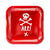 Small Red Pirate Party Plates I Pirate Party Supplies I My Dream Party Shop UK