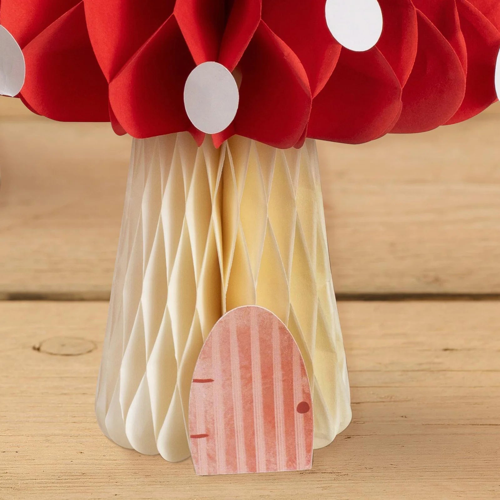 Red Honeycomb Mushroom Decorations I Fairy Party Supplies I My Dream Party Shop UK