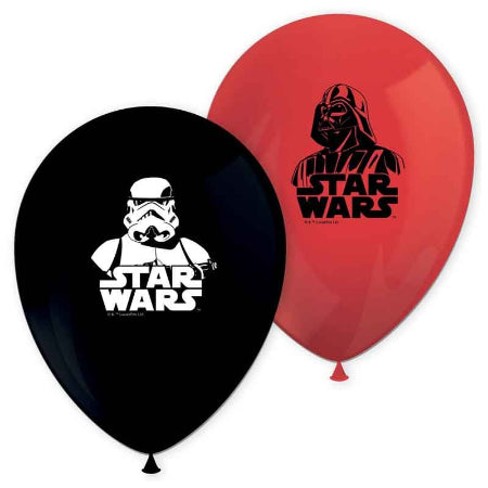 Red and Black Star Wars Balloons I Star Wars Party Supplies I My Dream Party Shop UK