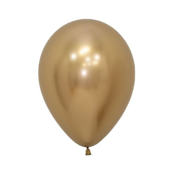 Reflex Gold 12 inch Balloons I Sempertex Balloons I My Dream Party Shop UK