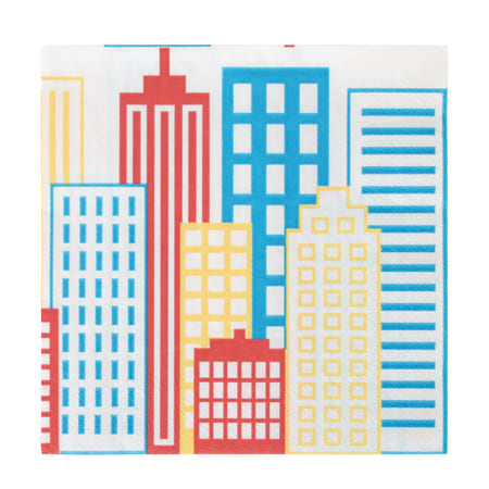 Retro Superhero Party Napkins I Superhero Party Decorations I My Dream Party Shop UK