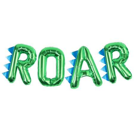Dinosaur Party Green Roar Balloon Bunting I Dinosaur Party Decorations I My Dream Party Shop UK