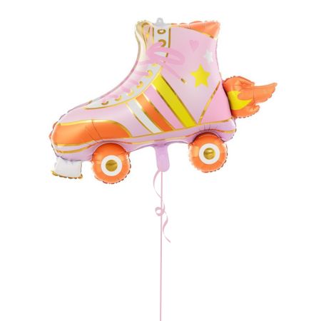 Pink Roller Skate Helium Balloon I Inflated for Collection Ruislip I My Dream Party Shop