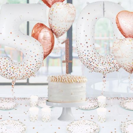 Sparkling Fizz Rose Gold Acrylic One Cake Topper I 1st Birthday Party I My Dream Party Shop UK