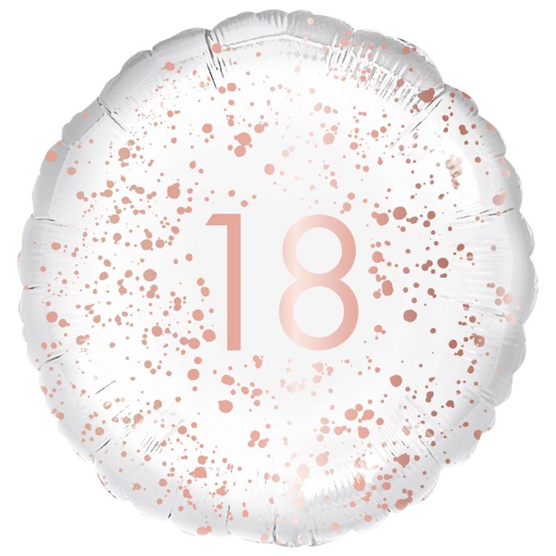 Rose Gold 18th Birthday Balloon I 18th Birthday Party Supplies I My Dream Party Shop UK