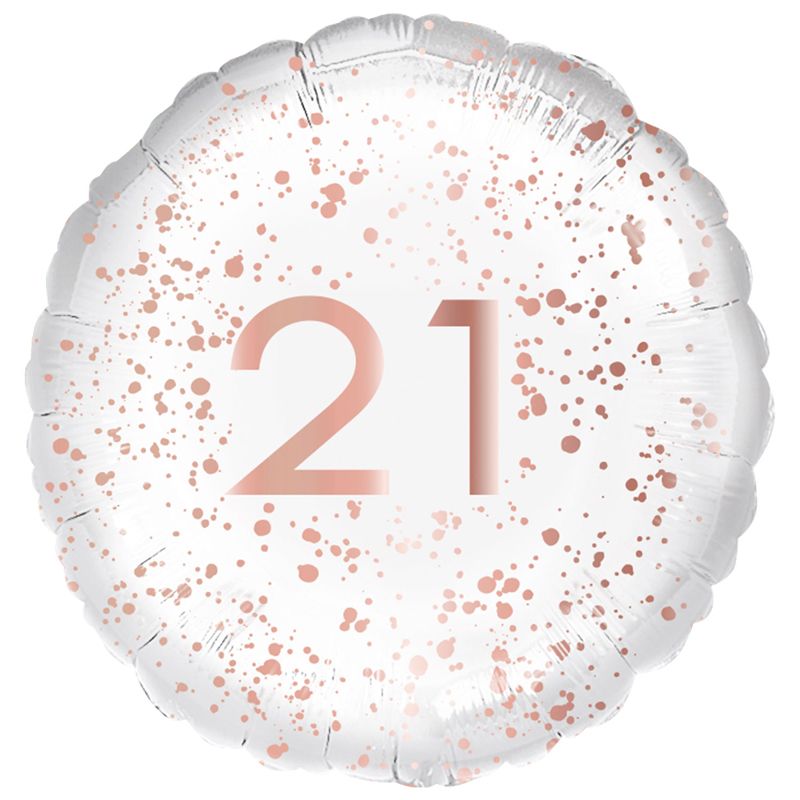 Rose Gold 21st Birthday Balloon I 21st Birthday Party Supplies I My Dream Party Shop UK