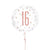 16 Rose Gold Helium Balloon I 16th Helium Balloons for Collection Ruislip I My Dream Party Shop