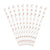 Rose Gold Heart Straws I Rose Gold Party Decorations I My Dream Party Shop UK
