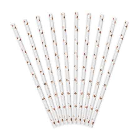 Rose Gold Star Straws I Rose Gold Party Decorations I My Dream Party Shop UK