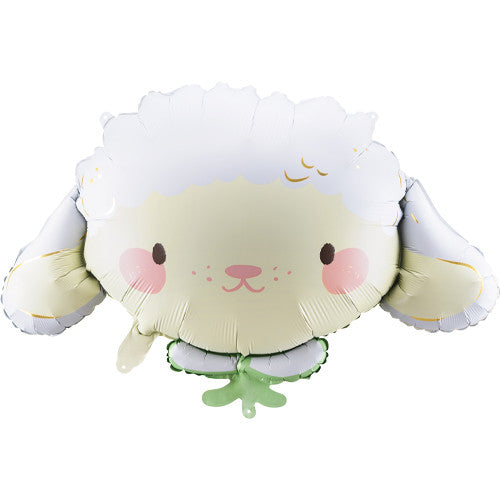 Cute Sheep Foil Balloon I Farm Party Supplies I My Dream Party Shop UK