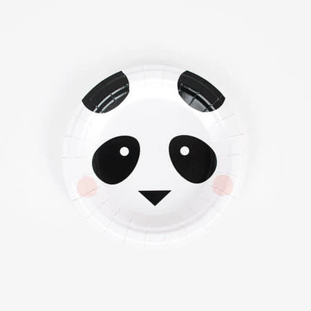 Small Panda Party Plates I Panda Party Supplies I My Dream Party Shop UK