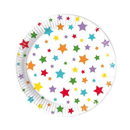 Small Rainbow Stars Plates I Rainbow Party Supplies I My Dream Party Shop UK
