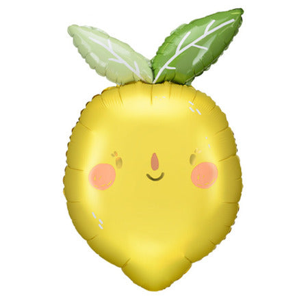 Smiling Lemon Foil Balloon I Lemon Party Supplies I My Dream Party Shop UK