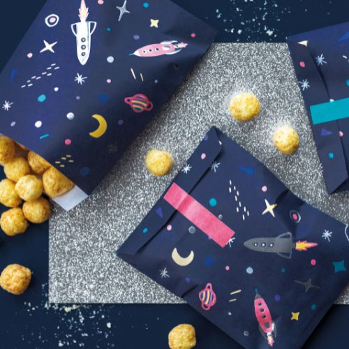 Navy Space Party Bags I Space Party Decorations I My Dream Party Shop UK