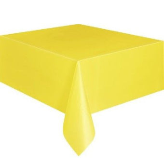 Yellow Table cover I Yellow Party Tableware I My Dream Party Shop I UK