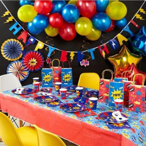 Superhero Happy Birthday Garland I Superhero Party Decorations I My Dream Party Shop UK