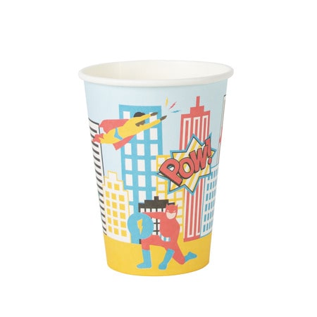 Retro Superhero Party Cups I Superhero Party Decorations I My Dream Party Shop UK