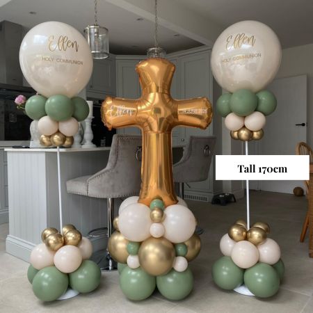 Tall Height Personalised Open Bubble Balloon Column I My Dream Party Shop Ruislip