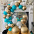 Teal, Gold and White 21st Birthday Bubble Hug I Balloons Ruislip I My Dream Party Shop 