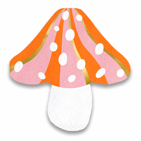 Toadstool Shaped Party Napkins I Fairy Party Decorations I My Dream Party Shop UK