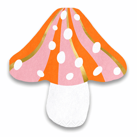 Toadstool Shaped Party Napkins I Fairy Party Supplies I My Dream Party Shop UK