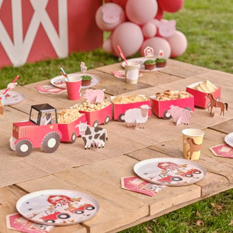 Farm Tractor Treat Stand I Farm Party Tableware I My Dream Party Shop UK