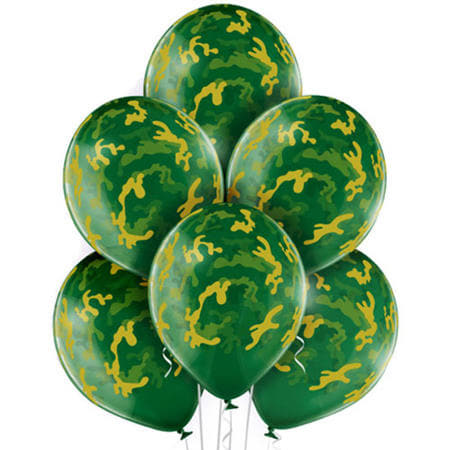 Camouflage Party Balloons I Camouflage Party Supplies I My Dream Party Shop UK