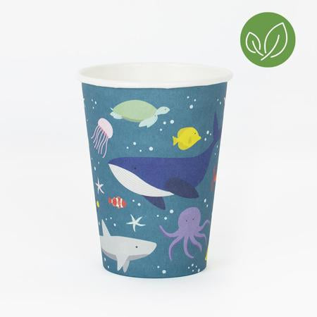 Under the Sea Cups I Under the Sea Party Decorations I My Dream Party Shop UK
