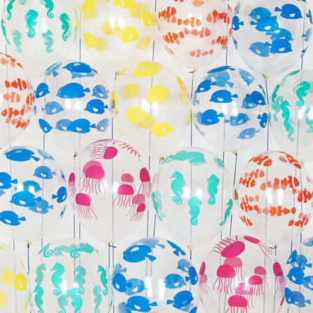 Sea Life Party Balloons I Under the Sea Party Decorations I My Dream Party Shop UK