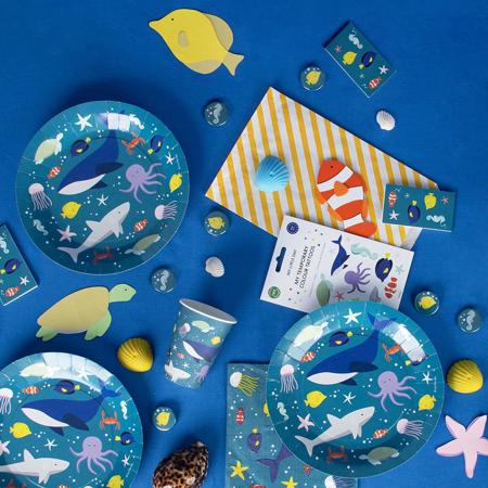 Sea Life Party Plates I Under the Sea Party Supplies I My Dream Party Shop UK