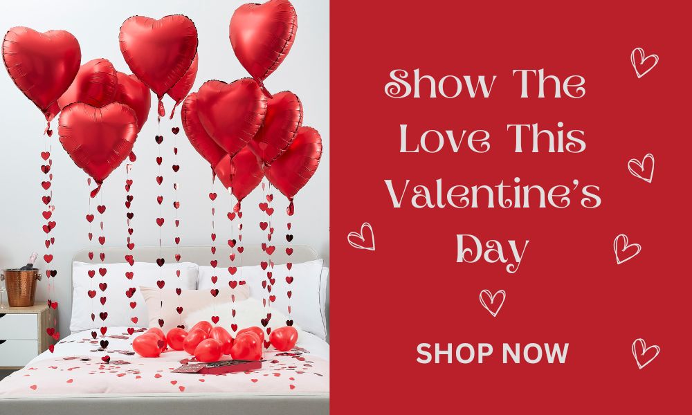 Valentine's Day Balloons and Decorations I My Dream Party Shop Ruislip UK