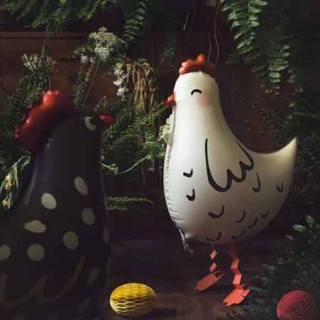 Walking Hen Foil Balloon I Farm Party Supplies I My Dream Party Shop UK