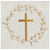 White Napkins with Gold Cross I Christening Party Tableware I My Dream Party Shop UK