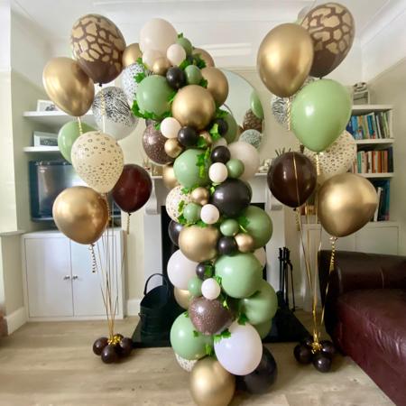 Wild One Balloon Arch and Matching Helium Bouquets I My Dream Party Shop Ruislip