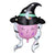 Witch Head Foil Balloon I Halloween Party Balloons I My Dream Party Shop UK