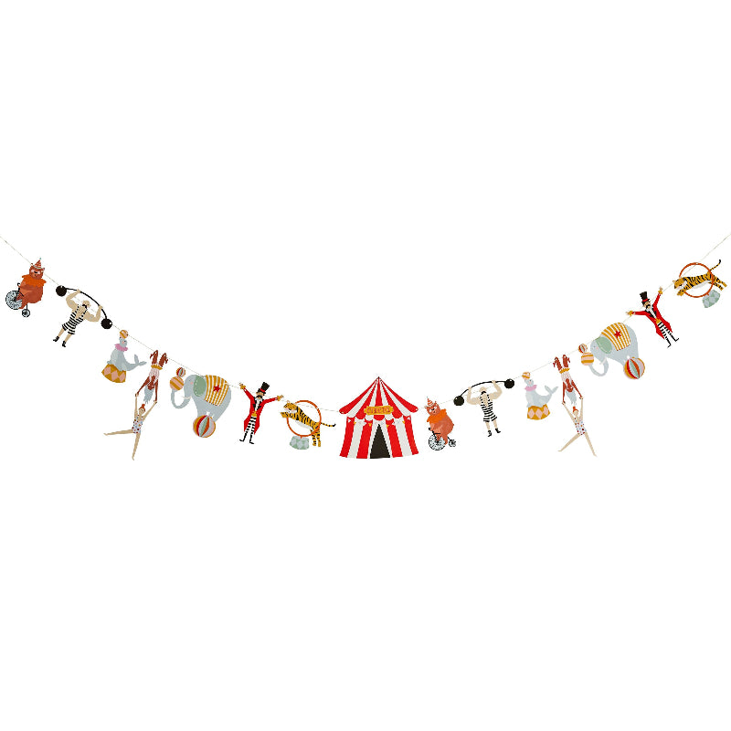 Circus Themed Party Garland I Circus Party Supplies I My Dream Party Shop UK