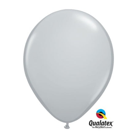 Grey 11 Inch Balloons by Qualatex I Pretty Party Balloons I My Dream Party Shop I UK