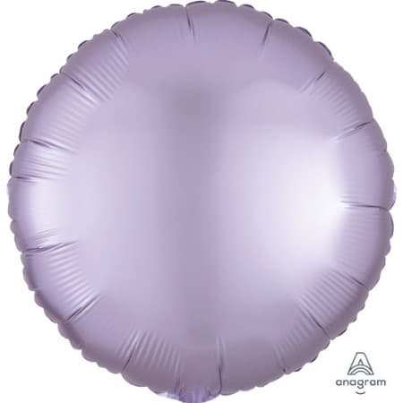 Satin Luxe Pastel Lilac Round Foil Balloon I Pastel Party Decorations I My Dream Party Shop UK