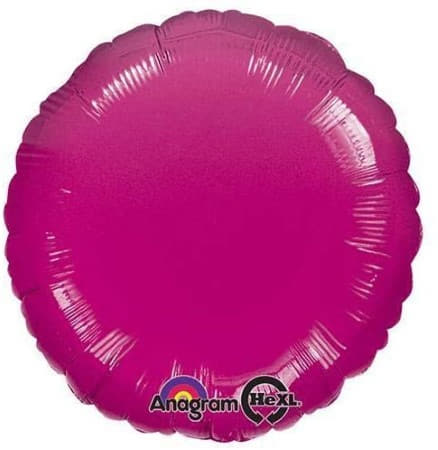 Metallic Dark Pink Round Balloon I Modern Party Balloons I My Dream Party Shop UK