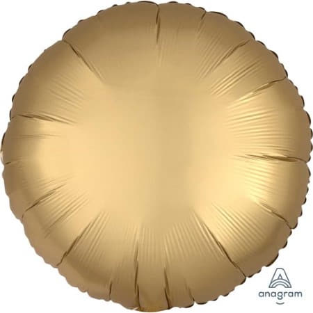 Satin Luxe Gold Round Foil Balloon I Modern Party Balloons I My Dream Party ShopUK