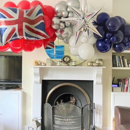 King's Coronation Balloon Garland for Collection Ruislip I Coronation Party Decorations I My Dream Party Shop