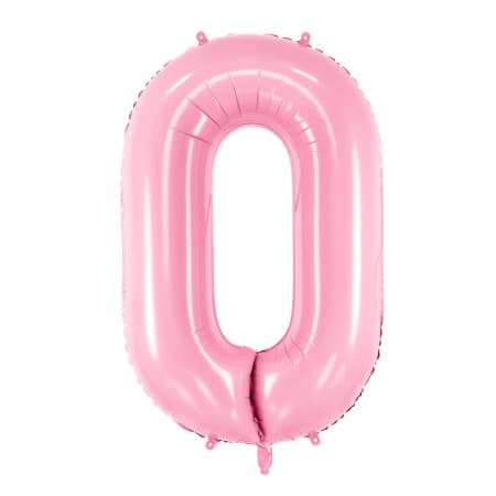 Gigantic Pale Pink Foil Number Balloons 34 Inches I Milestone Birthdays I My Dream Party Shop UK