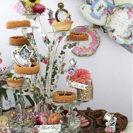 Truly Alice Tree Shaped Cake Stand I Alice in Wonderland Party Supplies I My Dream Party Shop UK