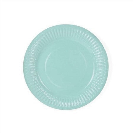 Turquoise Aloha Plates I Turquoise Party Supplies I My Dream Party Shop