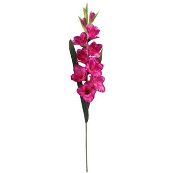 Artificial Dark Pink Gladioli Flower I Artificial Party Flowers I My Dream Party Shop I UK