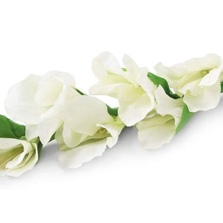Artificial White Gladioli Flower I Faux Flowers for Parties I UK