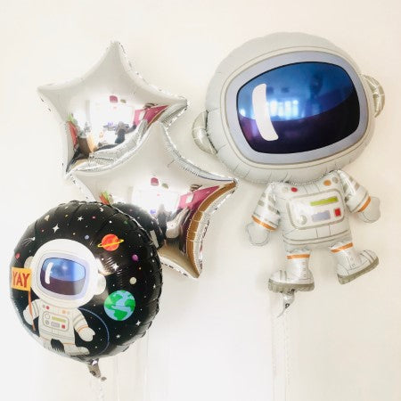 Space Foil Balloons Inflated for collection I My Dream Party Shop Ruislip