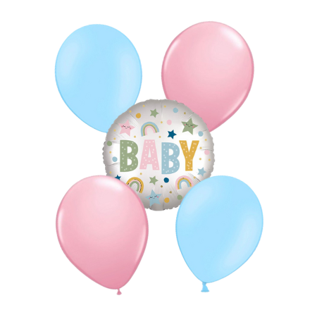 Baby Helium Balloon Sets I Baby Shower Balloons I My Dream Party Shop