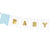 Blue and Gold Baby Boy Garland I Boy Baby Shower Decorations I My Dream Party Shop UK