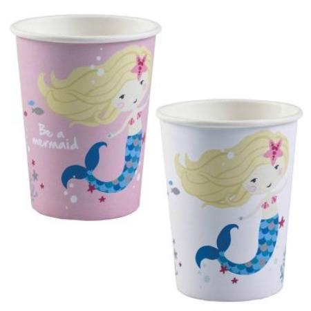 Be a Mermaid Cups I Pastel Mermaid Party Tableware I My Dream Party Shop I UK
